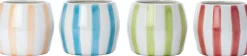Intratuin bloempot op voet Adora wit / blauw D 8,8 H 6,5 cm