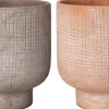 Intratuin bloempot op voet Badal terracotta D 15 H 17 cm