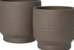 Intratuin bloempot op voet Como bruin D 29 H 26 cm