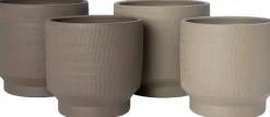 Intratuin bloempot op voet Como bruin D 25 H 23 cm