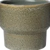 Intratuin bloempot op voet Jelle groen D 13,5 H 11 cm