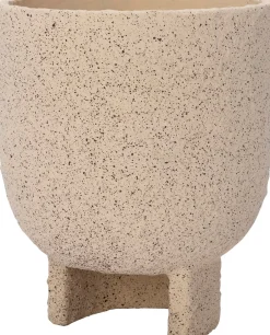 Intratuin bloempot op voet Loan crème D 14 H 16,5 cm