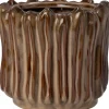Intratuin bloempot op voet Sacha bruin D 19,7 H 18,5 cm