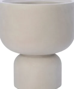 Intratuin bloempot op voet Sochi taupe D 40 H 34 cm