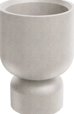 Intratuin bloempot op voet Sochi taupe D 40 H 54 cm