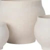 Intratuin bloempot op voet Stone wit D 15 H 17,5 cm