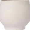 Intratuin bloempot op voet Stone wit D 18 H 21,5 cm