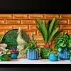 Intratuin bloempot op voet Stijn blauw D 24 H 22 cm