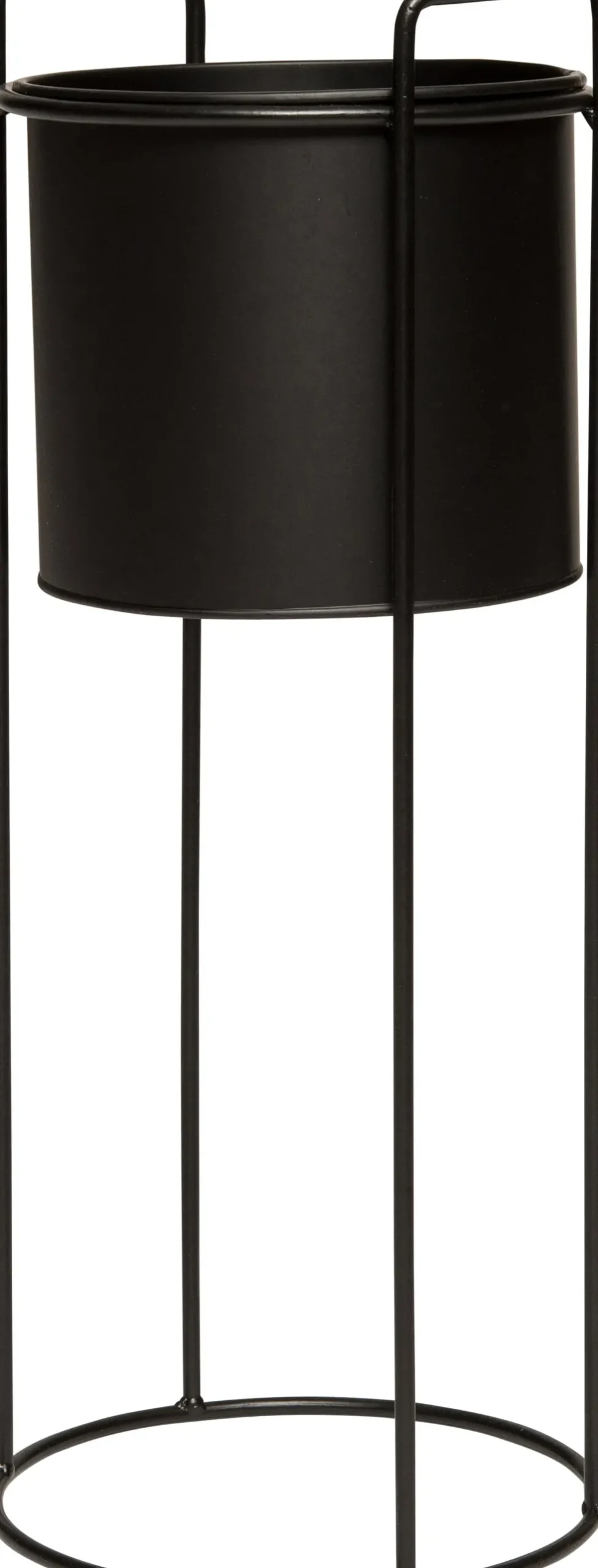 Intratuin bloempot op voet zwart D 19 H 50 cm