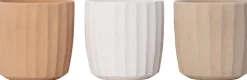 Intratuin bloempot Orley beige D 15 H 15 cm