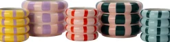 Intratuin bloempot Owen roze / rood D 12,5 H 12 cm