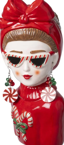 Intratuin bloempot Pata rood 12 x 13 x 25 cm