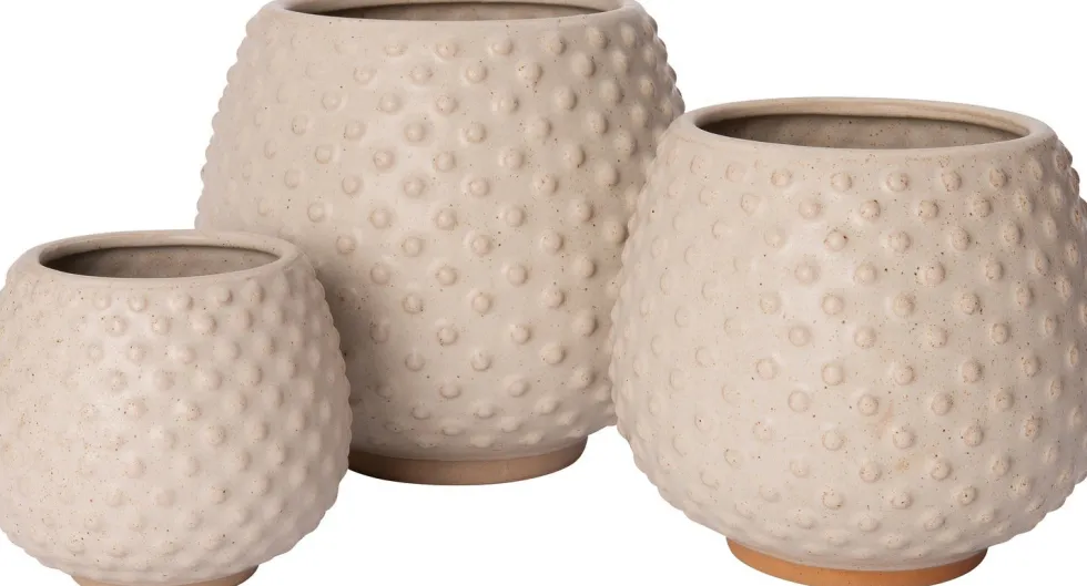 Intratuin bloempot Paulien wit D 15,2 H 13,5 cm