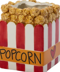 Intratuin bloempot Popcorn rood / wit / geel D 11 H 13 cm