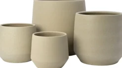 Intratuin bloempot Rano taupe D 28 H 26 cm