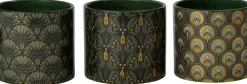 Intratuin bloempot Renea groen D 13 H 11 cm