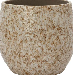 Intratuin bloempot Rida wit / bruin D 16 H 14 cm