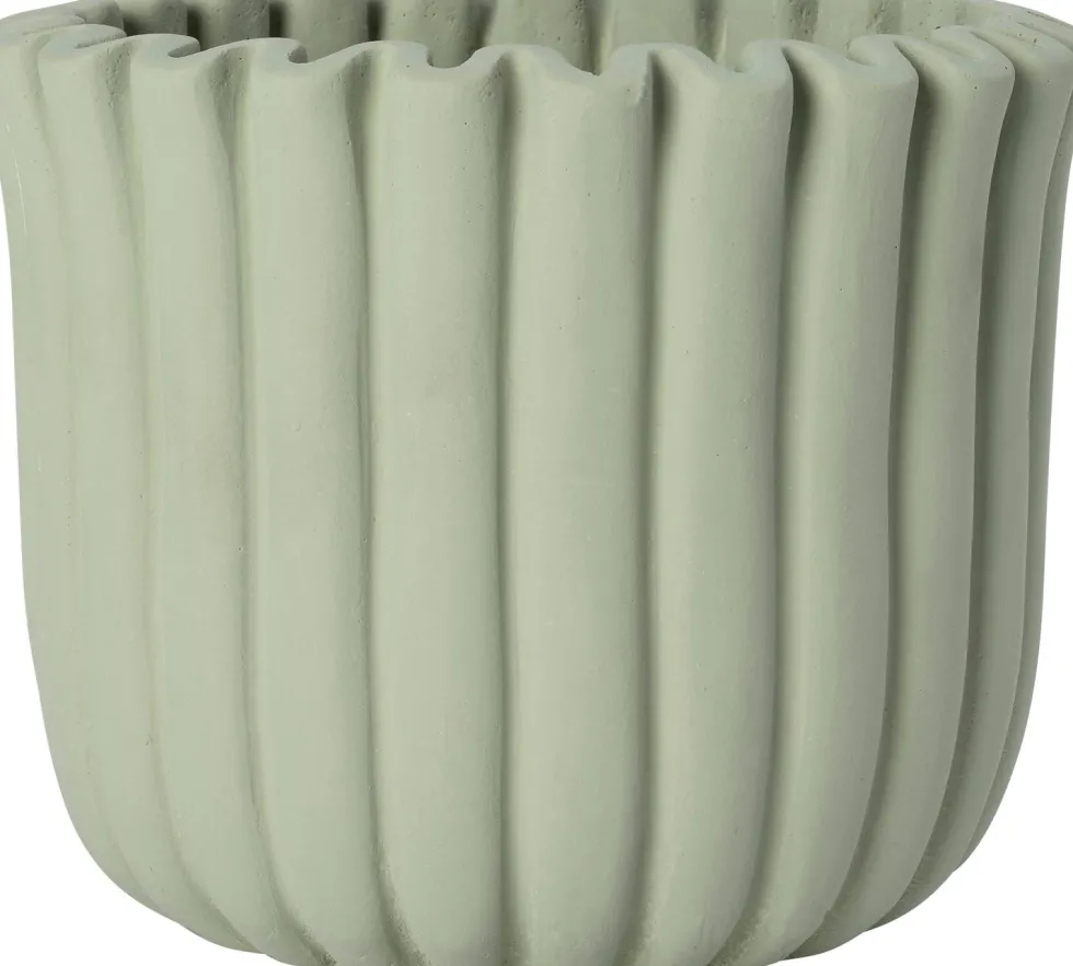 Intratuin bloempot Rivas groen D 11,5 H 10 cm
