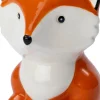 Intratuin bloempot Rover vos oranje / wit 10 x 9 x 10 cm