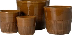 Intratuin bloempot Ruben bruin D 32 H 33 cm