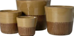 Intratuin bloempot Ruben lichtbruin D 23 H 21 cm