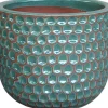 Intratuin bloempot Ruby turqouise D 21 H 19 cm