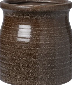 Intratuin bloempot Sandy bruin D 13 H 12 cm