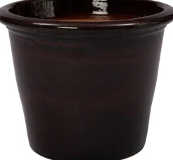Intratuin bloempot Saxon donkerbruin D 35 H 27 cm