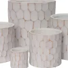 Intratuin bloempot Shiro wit D 7 H 7 cm