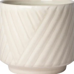 Intratuin bloempot Silv crème D 13,5 H 12 cm