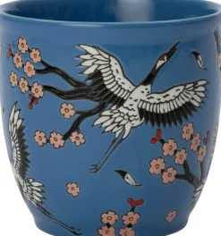 Intratuin bloempot Skylar blauw D 13,5 H 13,5 cm