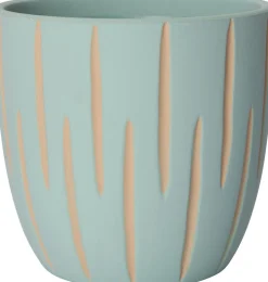 Intratuin bloempot Stanley blauw D 13,5 H 12,5 cm