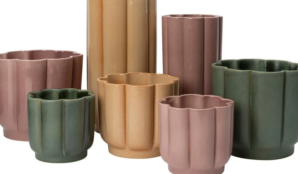 Intratuin bloempot Sterre groen D 19 H 16 cm