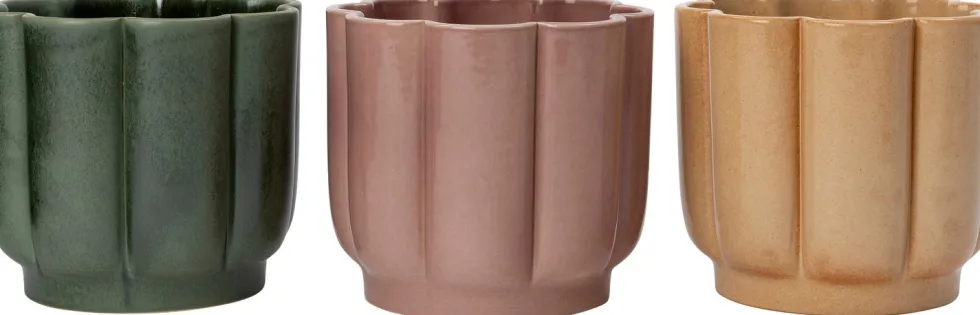 Intratuin bloempot Sterre groen D 19 H 16 cm