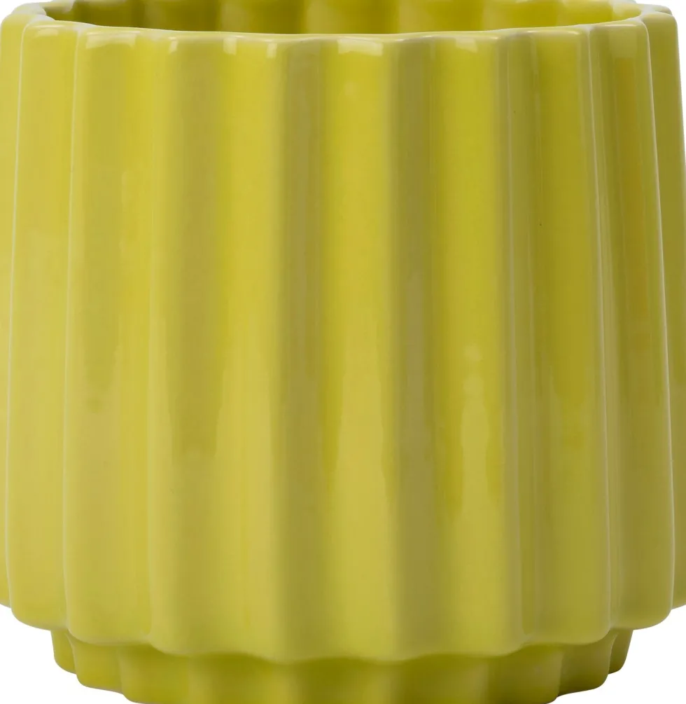 Intratuin bloempot Stijn groen D 15 H 14 cm