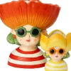 Intratuin bloempot Sunny Shades geel 18 x 15 x 22 cm