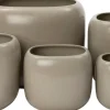 Intratuin bloempot Suvi taupe 22 x 22 x 18 cm