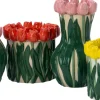 Intratuin bloempot Sven geel / groen D 15,2 H 14,2 cm