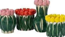 Intratuin bloempot Sven rood / groen D 17 H 16 cm