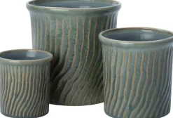 Intratuin bloempot Swirly groen D 11 H 11 cm