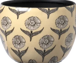 Intratuin bloempot Tali crème D 6 H 5 cm