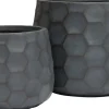 Intratuin bloempot Tarana grijs D 44,5 H 32,5 cm