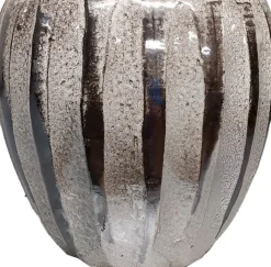Intratuin bloempot Ted bruin / grijs D 15 H 15 cm
