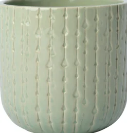 Intratuin bloempot Thomas groen D 15 H 14 cm