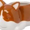 Intratuin bloempot Tibbe hond bruin 15,5 x 10 x 8,6 cm