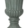 Intratuin bloempot Tilda reliëf grijs D 44 H 62,5 cm