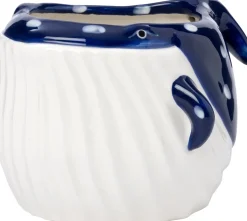 Intratuin bloempot Tim walvis blauw 16,6 x 15,6 x 11 cm