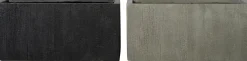 Intratuin bloempot Tino zwart 59 x 28,5 x 31 cm