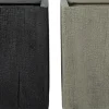 Intratuin bloempot Tino zwart 31,5 x 31,5 x 31,5 cm