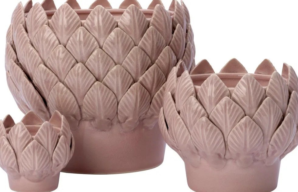 Intratuin bloempot Tobias roze D 22 H 20 cm